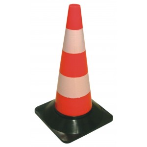 CONE DE SINALIZAÇAO POLIETILENO 50CM *